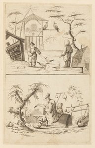 Två kinesiska scener av Jean Baptiste Pillement