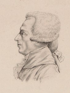 Porträtt av violinisten och kompositören Niccolò Mestrino 1748-1789. av Jean Baptiste Ponce Lambert