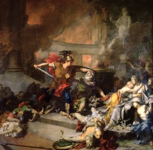 Priams död, 1785