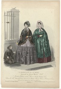 Le Moniteur de la Mode, 1845, nr 95: Coat & Caprice of the (...) av Jean Baptiste Reville
