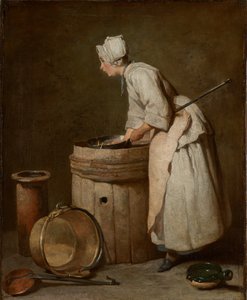 Sköterskan, 1738 av Jean-Baptiste Simeon Chardin