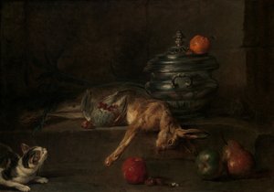 Silverterrin, ca. 1728-30. av Jean-Baptiste Simeon Chardin