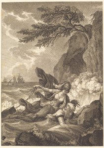 Fästmö till kungen av Garbe: Kassetten av Jean Baptiste Tilliard after Charles Monnet