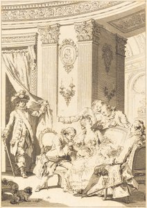 Bekännarens make av Jean Baptiste Tilliard and Antoine Jean Duclos after Jean Honoré Fragonard