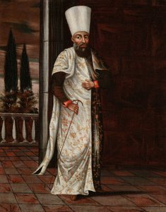 Chaous Bachi av Jean Baptiste Vanmour (workshop of)