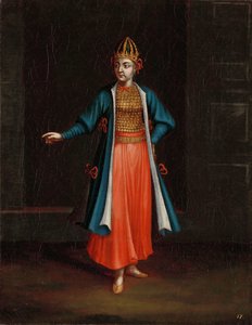 Kvinna från den bulgariska kusten av Jean Baptiste Vanmour (workshop of)