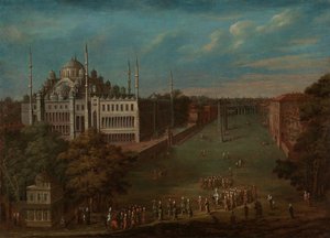 Storvesiren som korsar Atmeydan? (Hästtorget), 1720-37