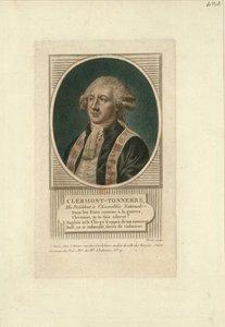Porträtt av Stanislas Marie Adelaide, greve av Clermont-Tonnerre 1757-1792, ca. 1789.