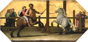 The Education of Achilles: The Riding Lesson, 1600-talet