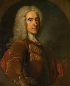Porträtt av Sir Richard Temple, 4:e Viscount of Birmingham, 1738-42.