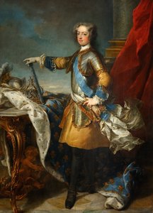 Porträtt av kungen Ludvig XV 1710-1774, ca 1723-1724