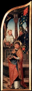 Bebådelsen, Triptyk, sidopanel, 1517. av Jean the Elder Bellegambe