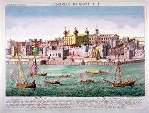 Tower of London, 1760 av Jean Benoit Winckler