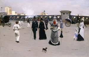 Europas bro, ca 1875 av Jean Beraud