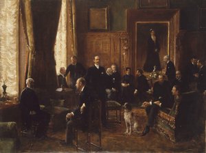 Grevinnan Potockas salong, 1887. av Jean Beraud