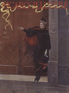 Pleut-il? (Regnar det?). Omslag till Le Figaro Illustre, november 1893