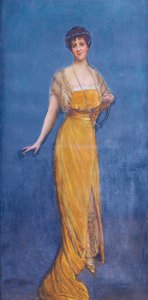 Porträtt av Madame Blanche Vesnitch née Ulman, 1913. av Jean Beraud