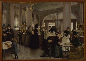 Konditoriet Gloppe av Jean Beraud
