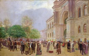 Utgången från salongen i Palais de L