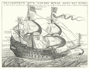 Franskt krigsskepp, c1657