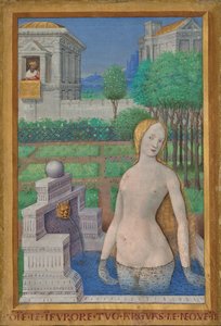 Blad ur Ludvig XII:s tidebok av Jean Bourdichon