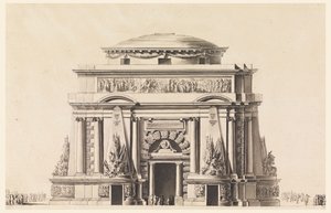 Höjd av ett mausoleum för en soldat (Mars tempel)