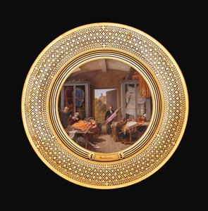 Broderare, c.1820-35 av Jean Charles Develly