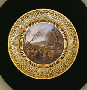 Skogshuggare, ca 1820-35 av Jean Charles Develly
