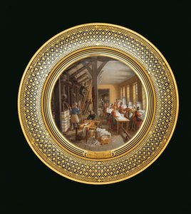 Pappersvaror, ca 1820-35 (porslin) av Jean Charles Develly