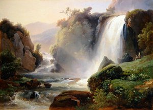 Tivolis fall, ca 1822-25 (olja på duk)