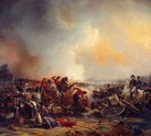 Slaget vid Polotsk den 18/08/1812 Målning av Jean Charles Langlois (1789-1870) 1838 Sön. 2,33x2,56 m