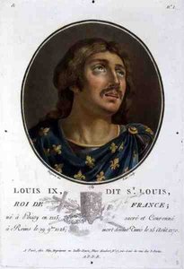 Porträtt av Ludvig IX, kallad 