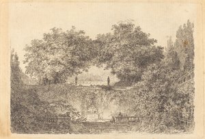 Lilla parken av Jean Claude Richard de Saint Non after Jean Honoré Fragonard