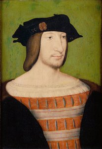 Porträtt av Frans I 1494-1547, kung av Frankrike, hertig av Bretagne, greve av Provence, 1515