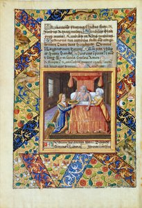 Lat. Q.v.I.126 fol.19v Isak välsignar Jakob, från Louis d