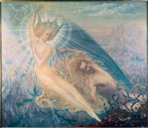 Ängeln av praktfullhet av Jean Delville