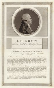Porträtt av Charles-Francois Lebrun, hertig av Plaisance