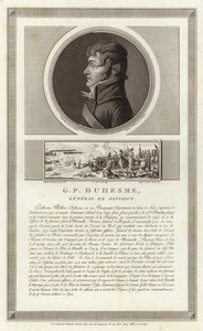 Porträtt av Guillaume Philibert Duhesme