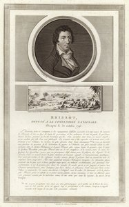 Porträtt av Jacques Pierre Brissot