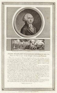 Porträtt av Jerome Petion de Villeneuve