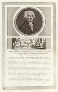 Porträtt av Louis Pierre Manuel