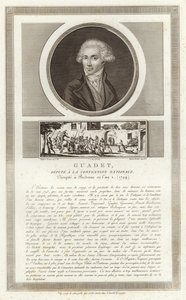 Porträtt av Marguerite-Elie Guadet