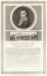 Porträtt av Pierre Gaspard Chaumette