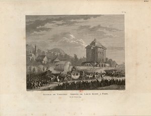 Återkomst från Varennes, Louis Capets ankomst till Paris, 1802. av Jean Duplessis Bertaux