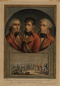 De tre franska konsulerna: Jean-Jacques Régis de Cambacérès, Napoleon Bonaparte och Charles-François