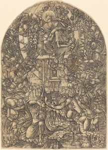 Sankt Johannes kallades till himlen av Jean Duvet