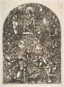 Sankt Johannes kallad till himlen, från Apocalypse.n.d. av Jean Duvet