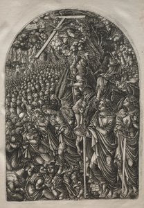 Apokalypsen: Fyra änglar som håller tillbaka vindarna, 1546-1556. av Jean Duvet