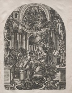 Apokalypsen: St. John på ön Patmos, 1546-1556. av Jean Duvet