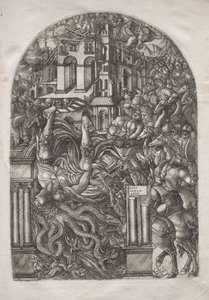 Apokalypsen: Babylons fall, 1546-1556. av Jean Duvet